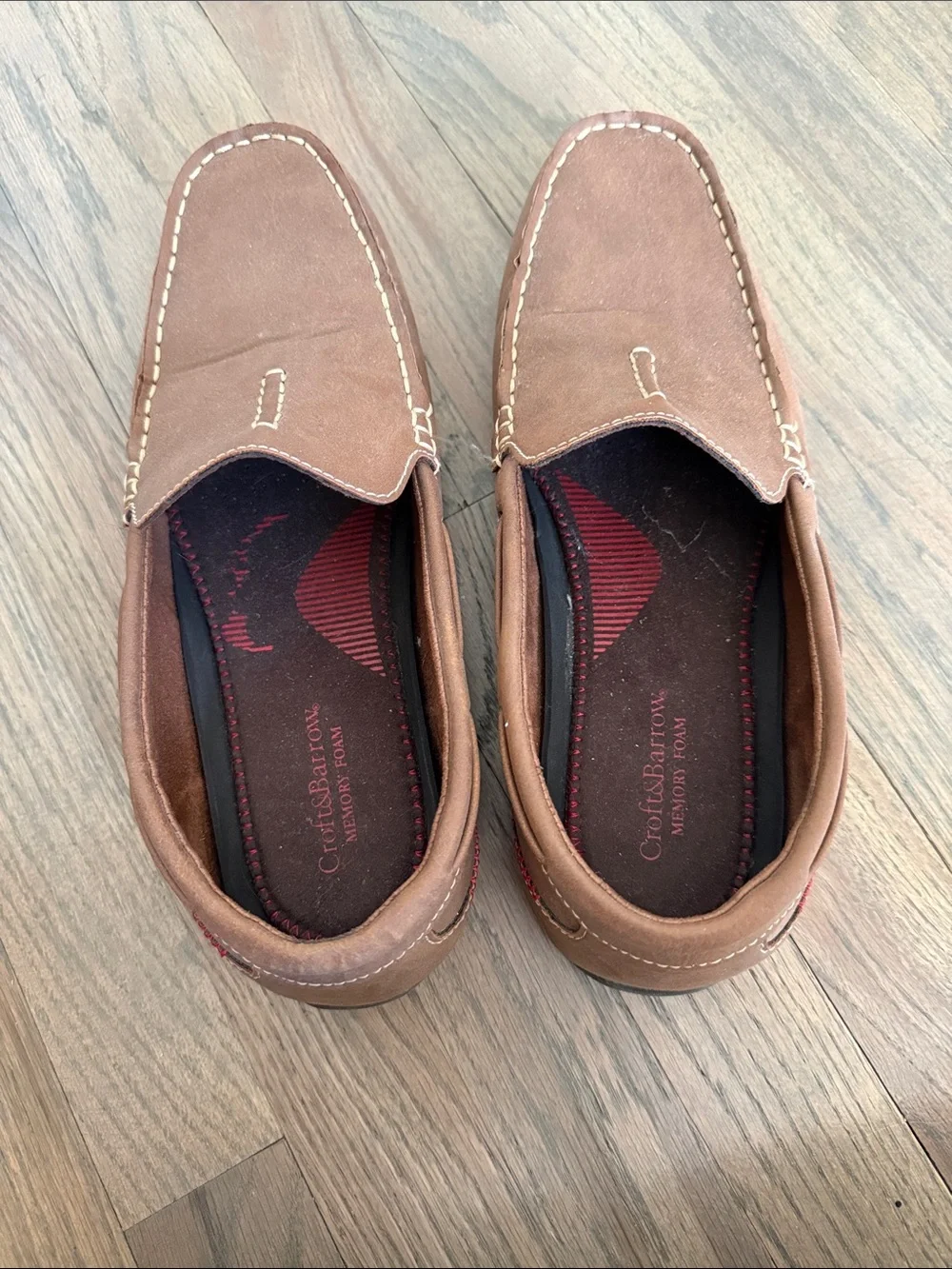 croft & barrow Tan Slip-On Loafers for Men
